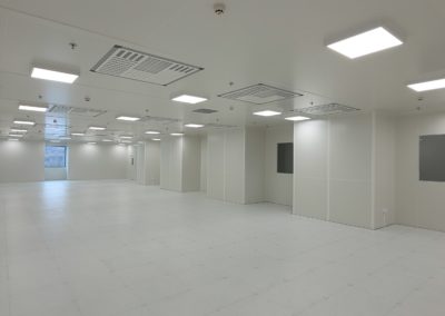 grande salle blanche construite par Rosin Entreprise