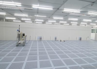 grande salle propre construite par Rosin Entreprise