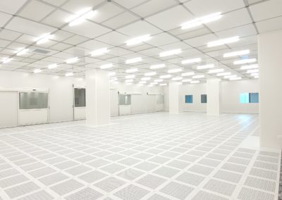 grande salle propre construite par Rosin Entreprise